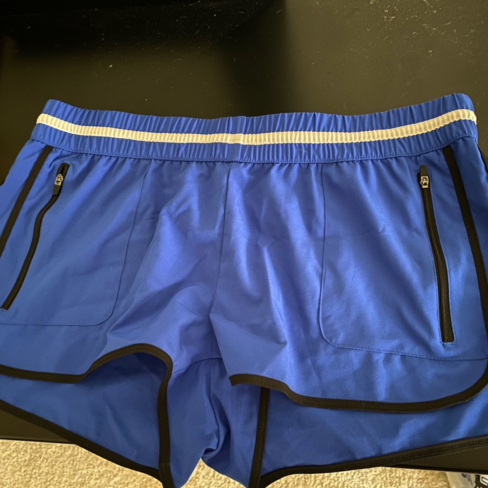 Blue Fabletics Running Shorts